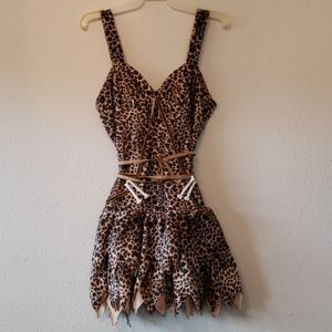 Halloween costume . Pebbles / cave girl